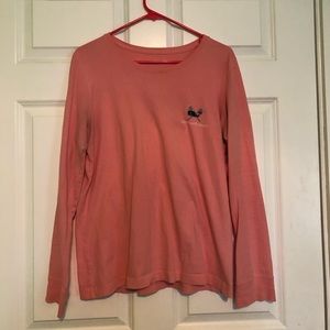 Pink Vineyard Vines Long Sleeve Shirt